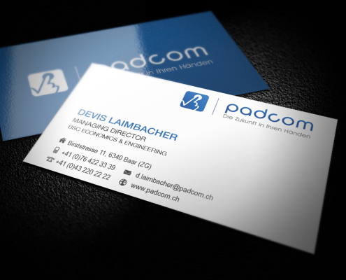 Visitenkarten Design & Print Media Consulting GmbH